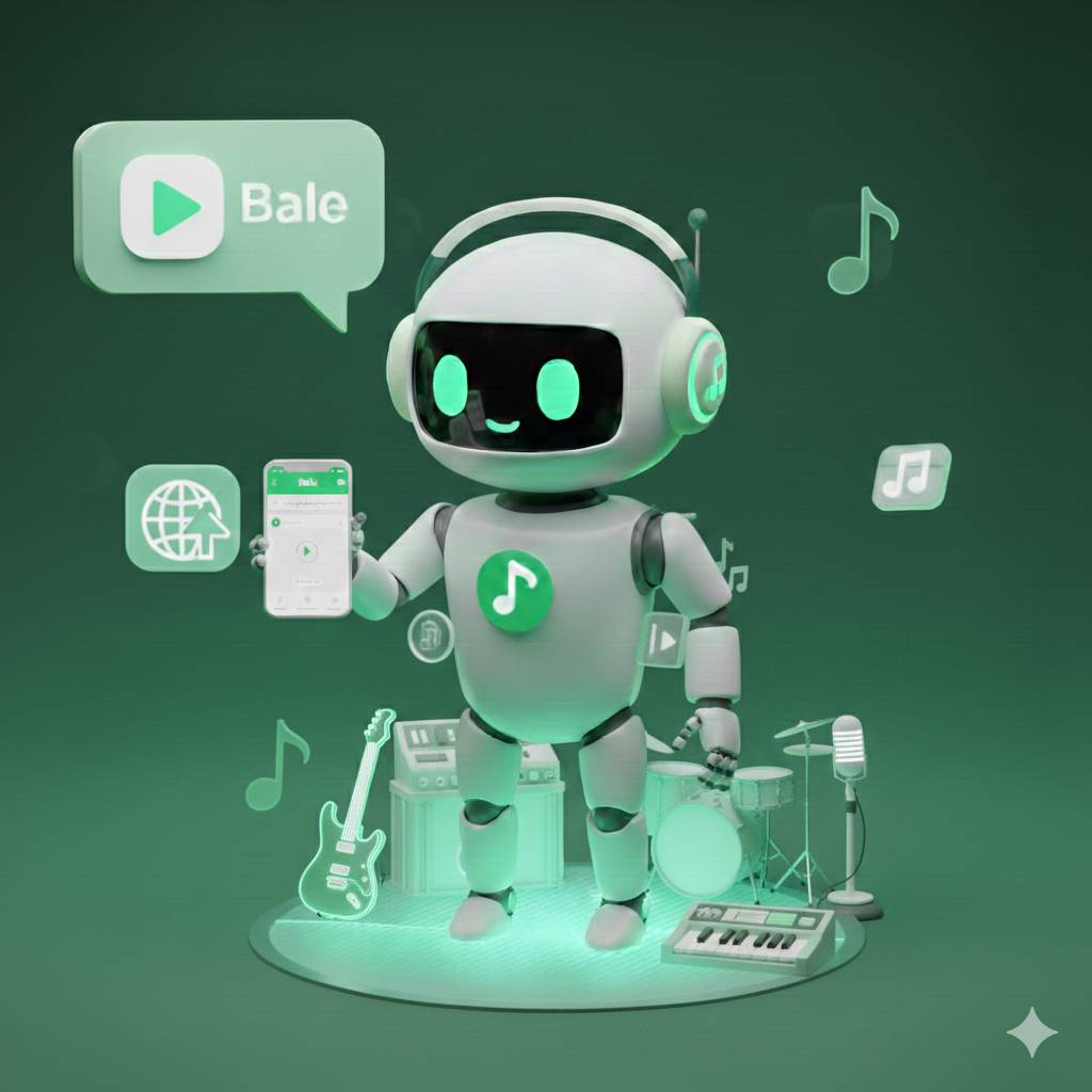 بازوی انتشار خودکار موزیک از سایت (بله)