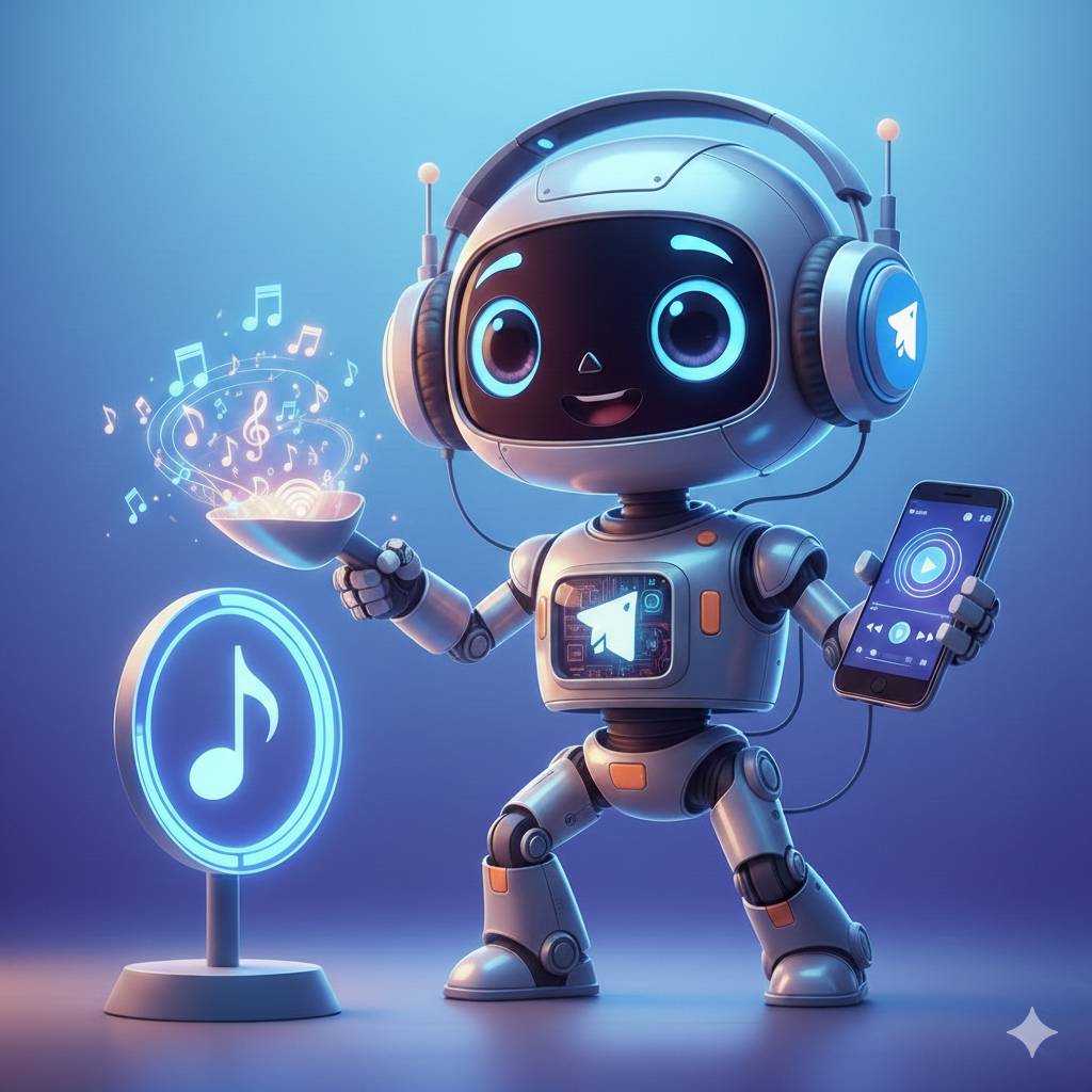 ربات انتشار خودکار موزیک از سایت (تلگرام)